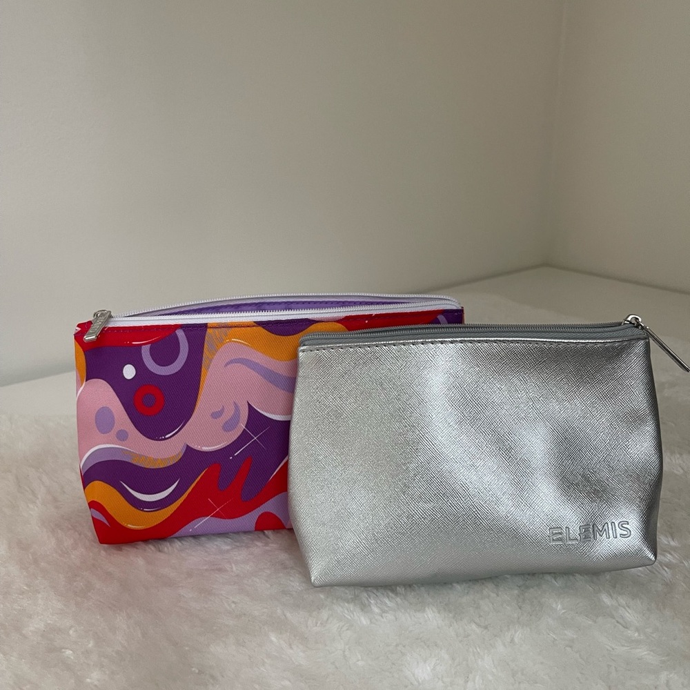 2 Pieces Makeup Bag Clinique and Elemis